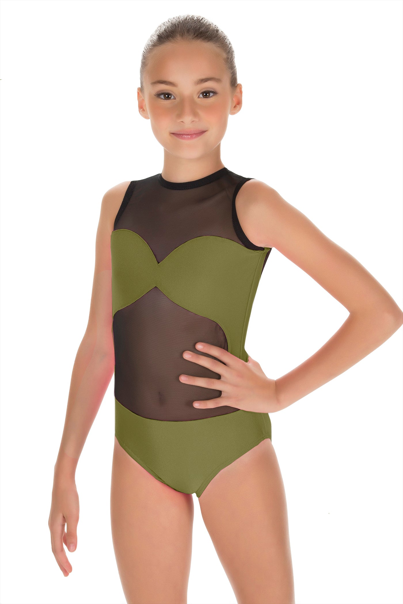Solid Lycra Stay Leotard