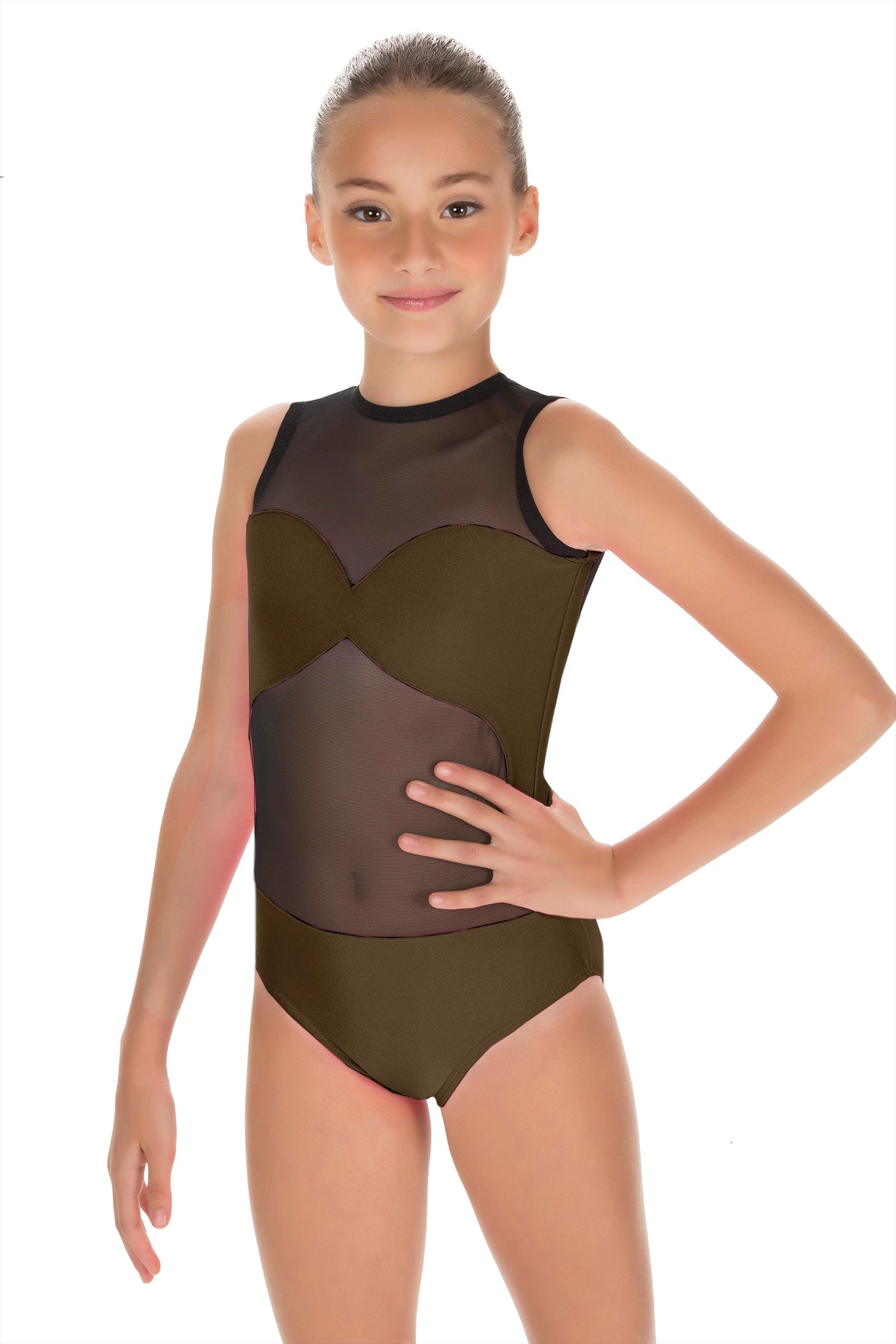 Solid Lycra Stay Leotard