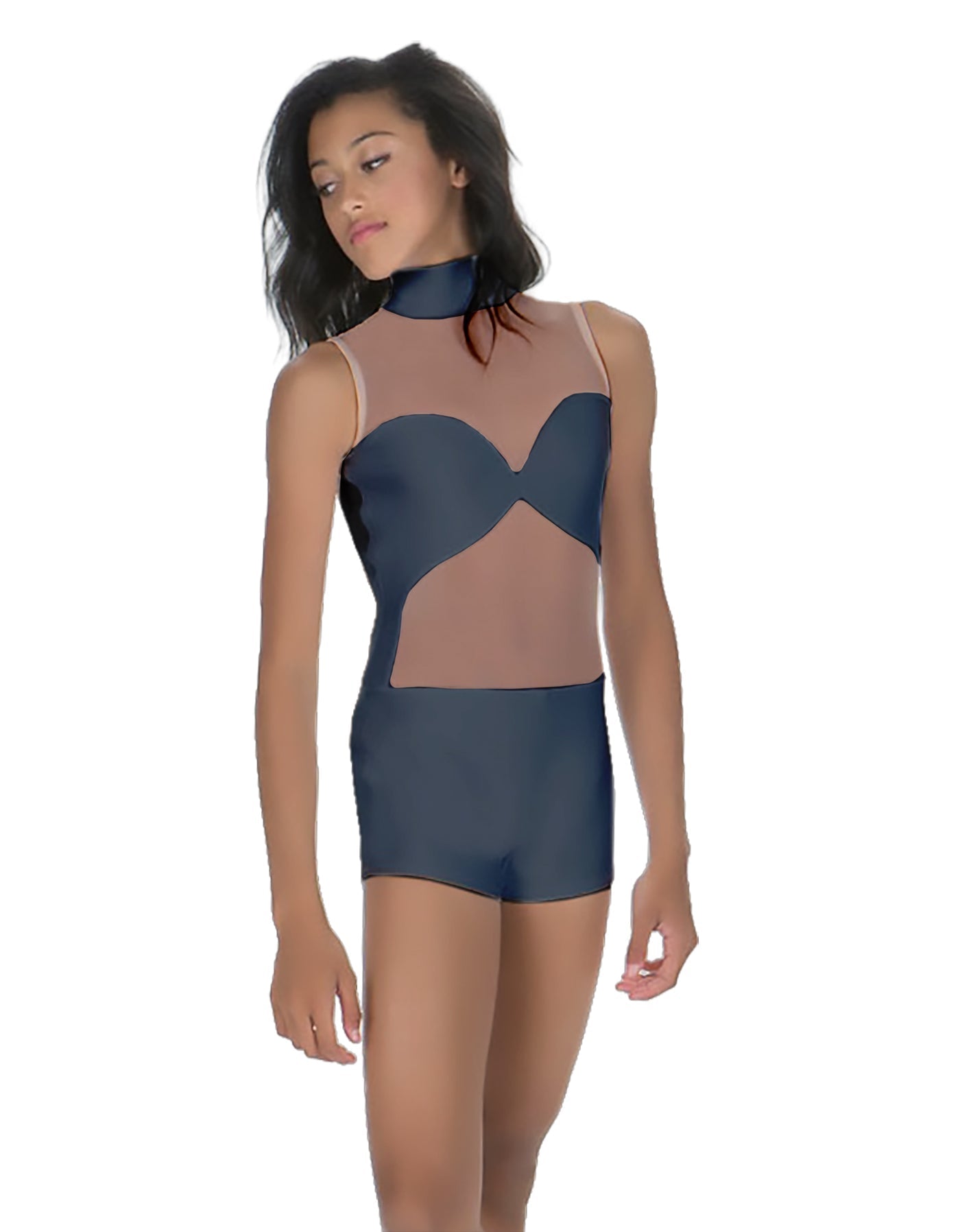 Solid Lycra Stay Biketard
