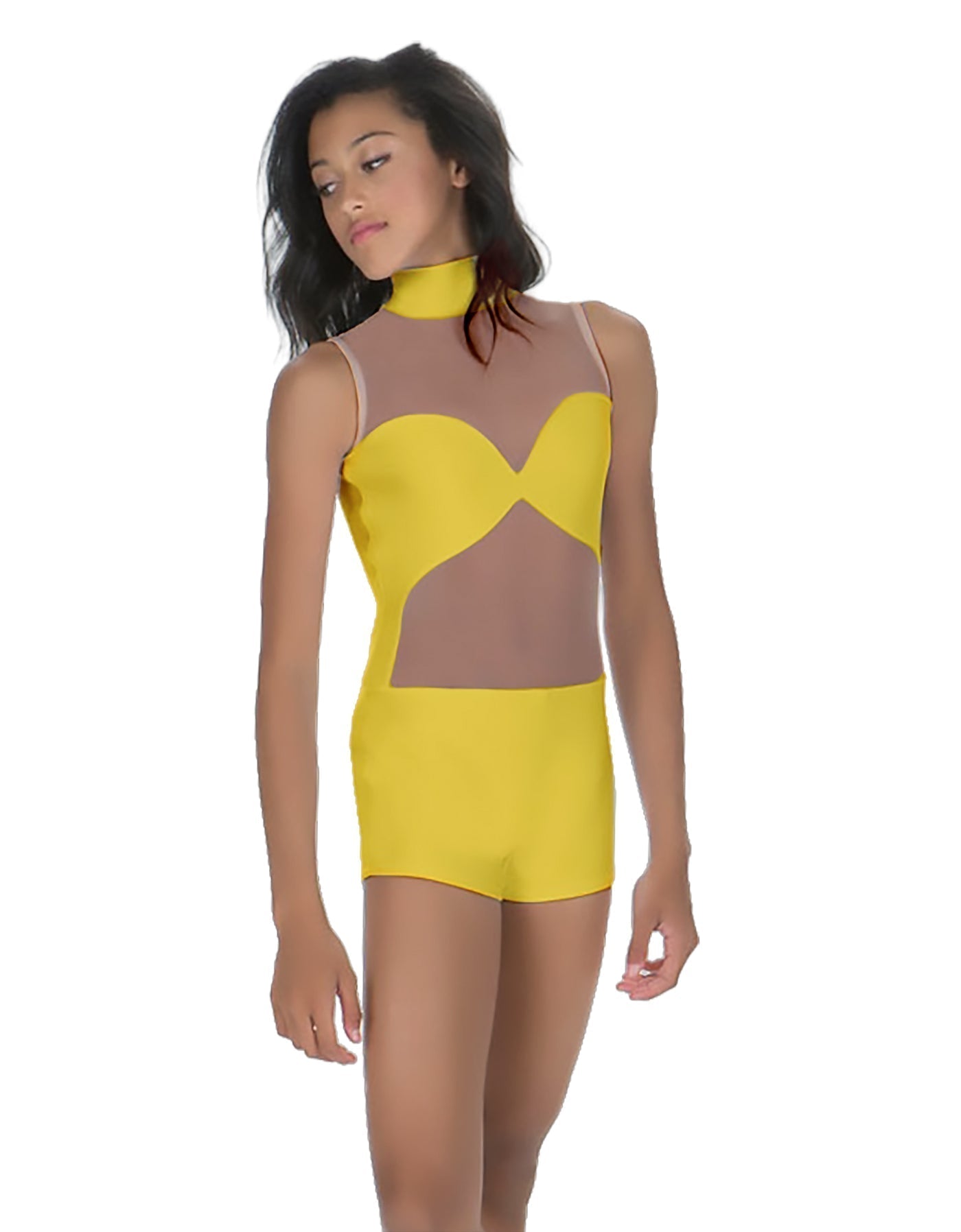 Solid Lycra Stay Biketard
