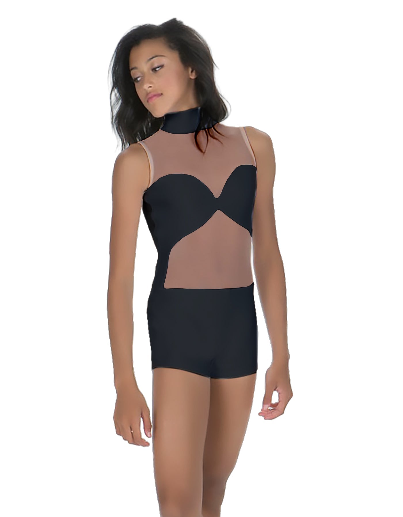 Solid Lycra Stay Biketard