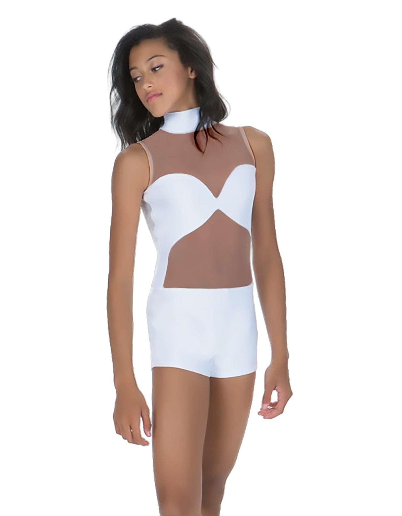 Solid Lycra Stay Biketard