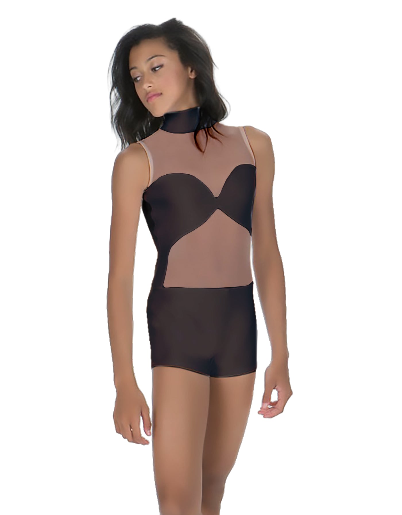 Solid Lycra Stay Biketard
