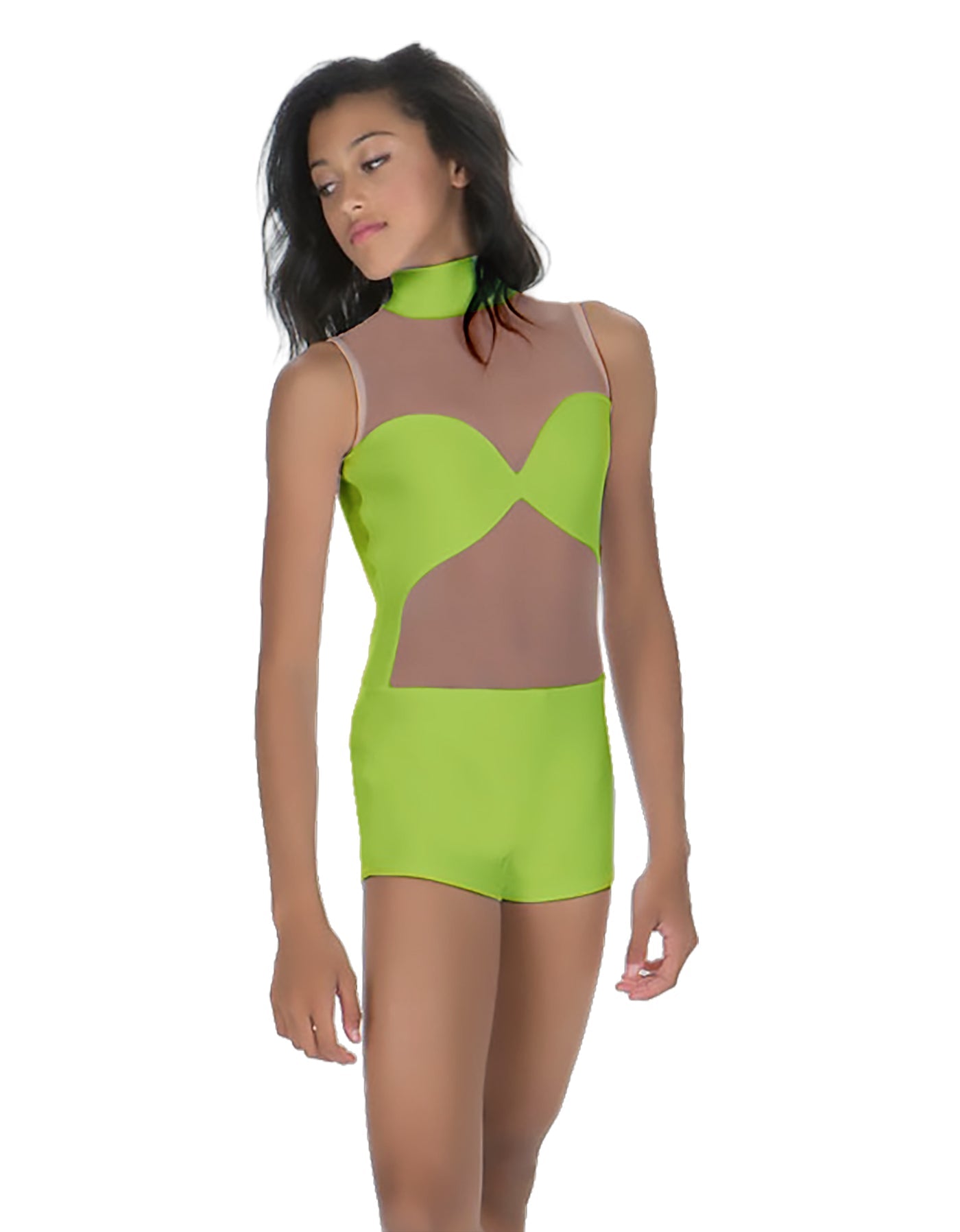 Solid Lycra Stay Biketard