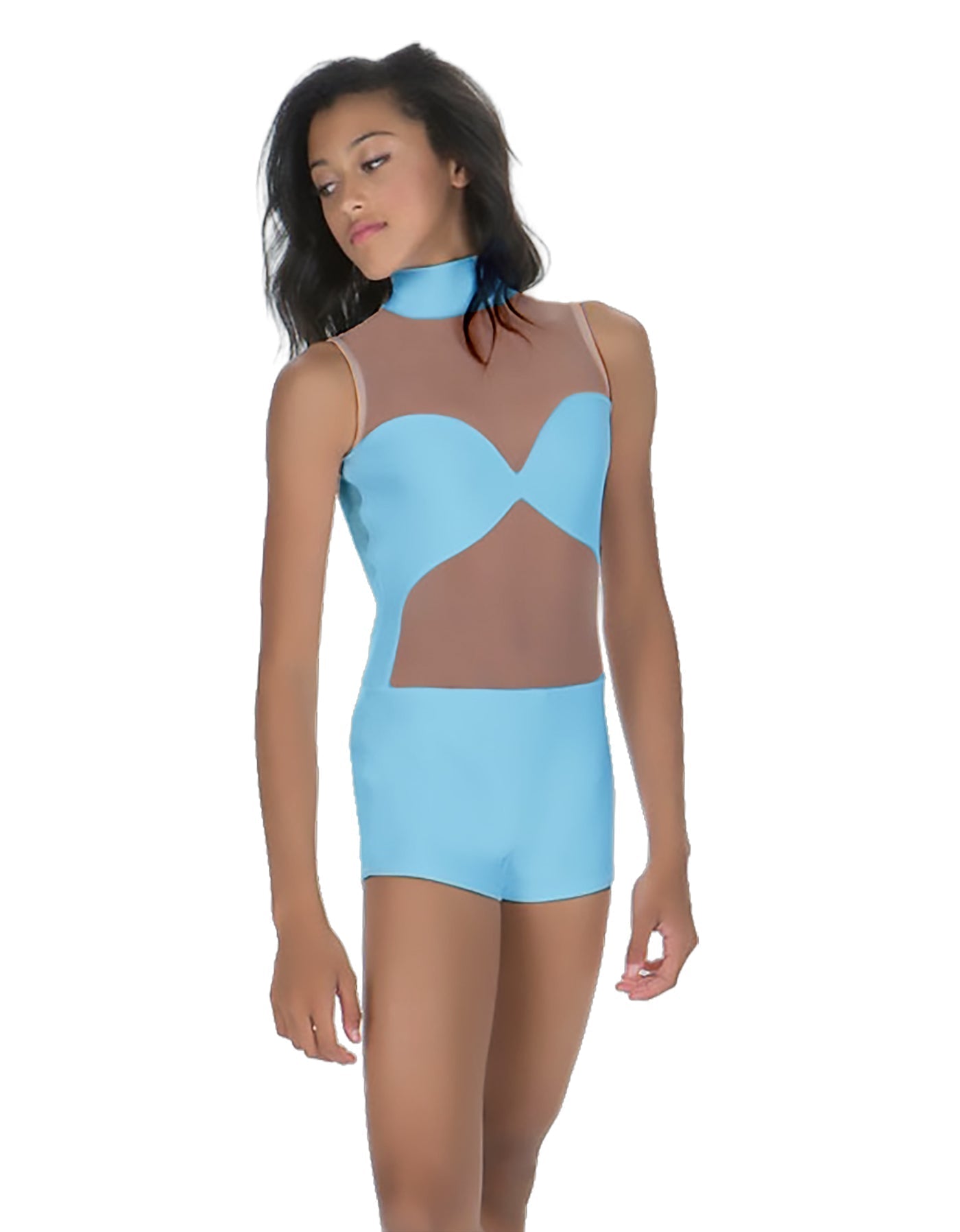 Solid Lycra Stay Biketard
