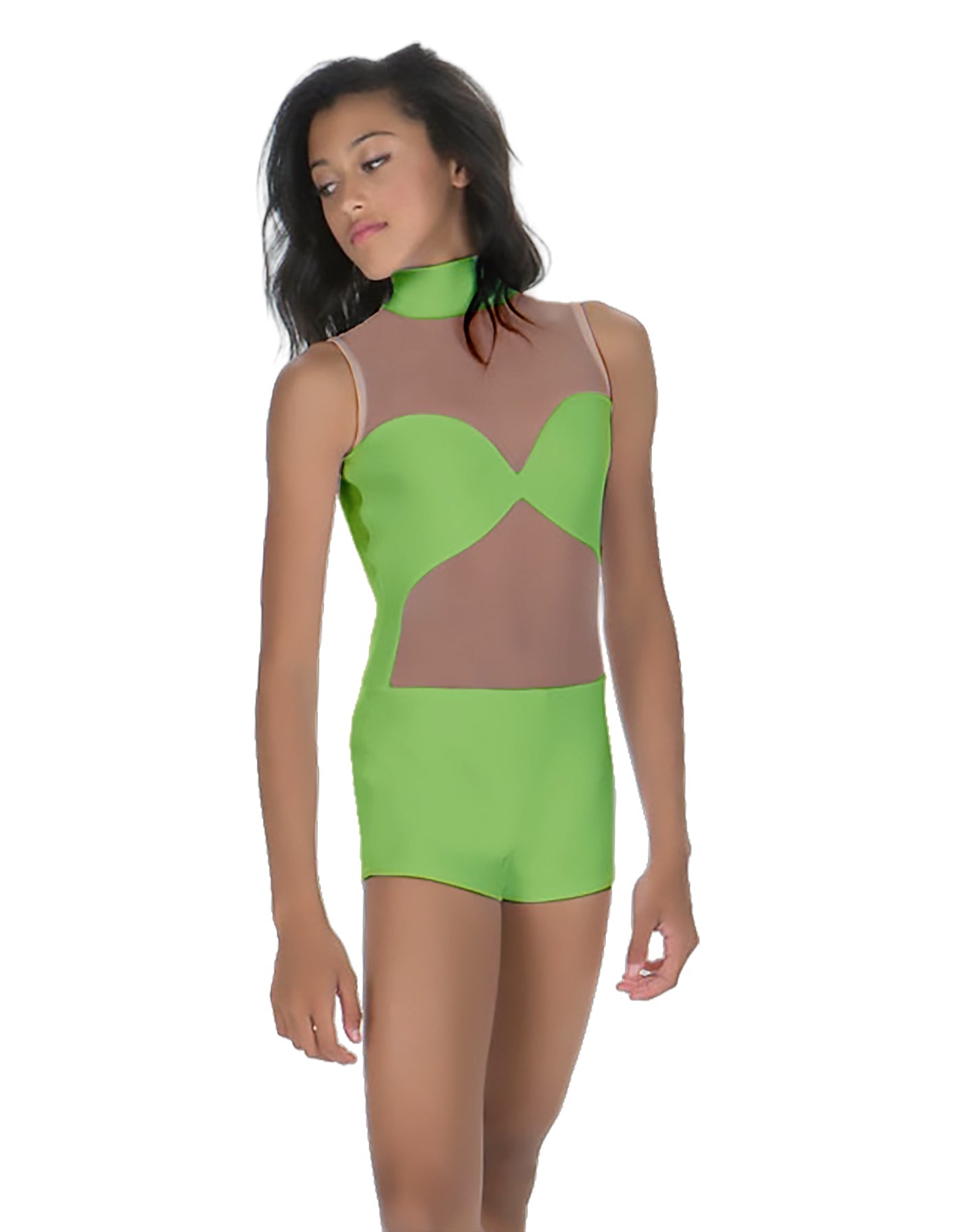 Solid Lycra Stay Biketard