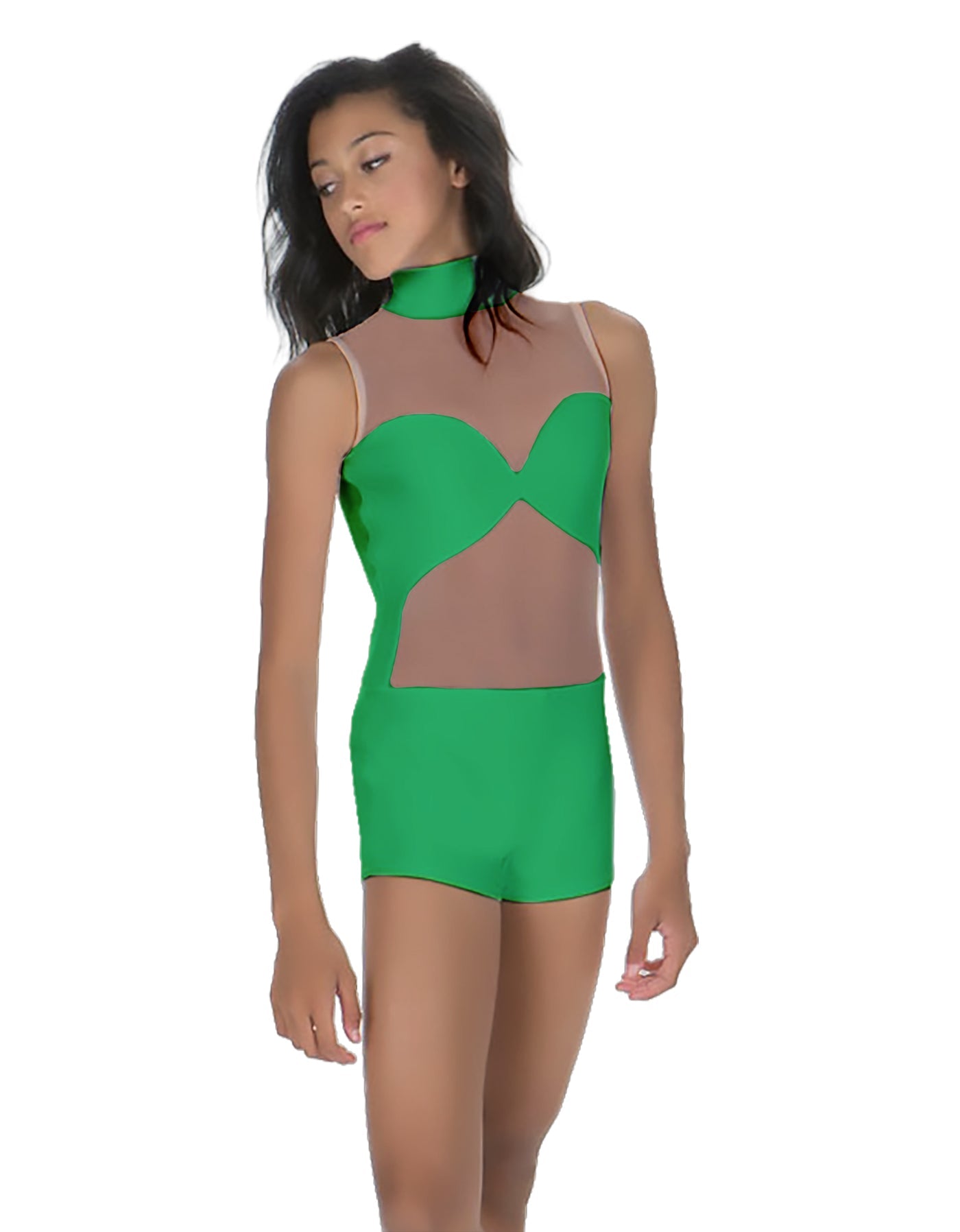 Solid Lycra Stay Biketard
