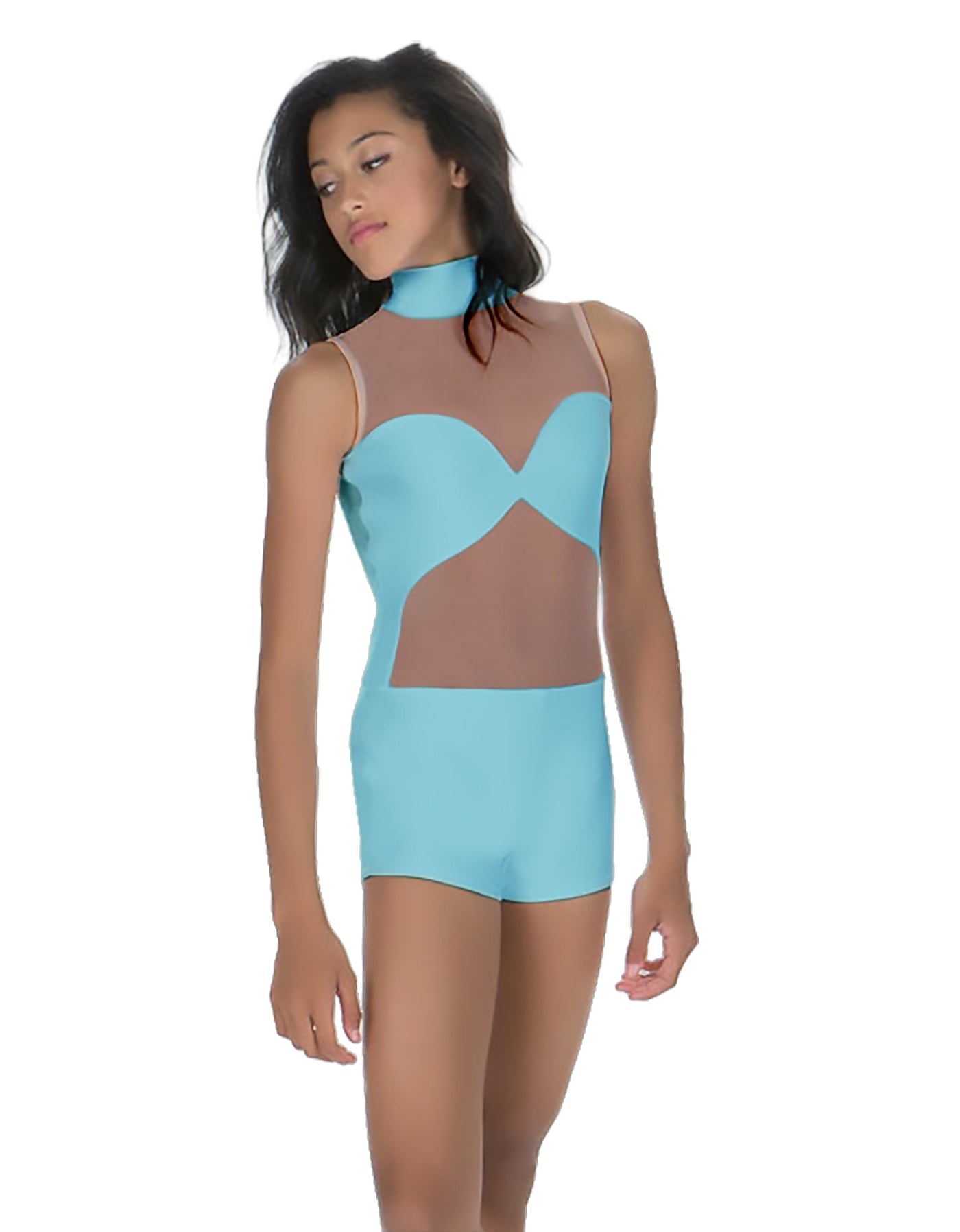 Solid Lycra Stay Biketard
