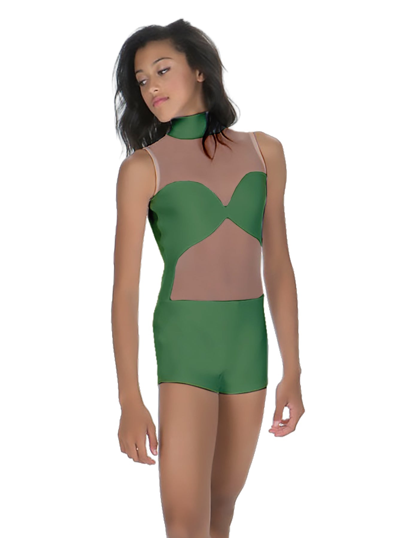 Solid Lycra Stay Biketard