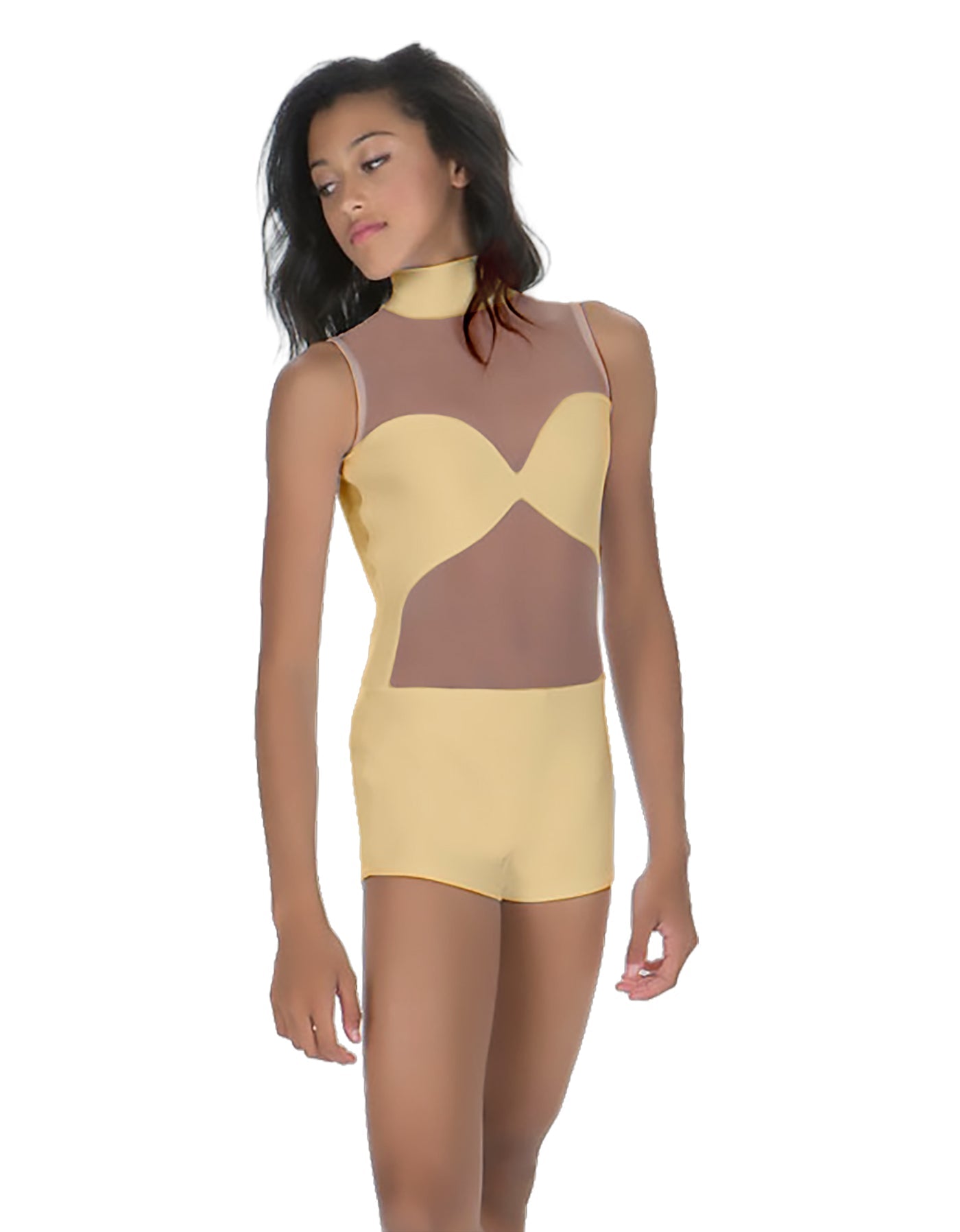 Solid Lycra Stay Biketard