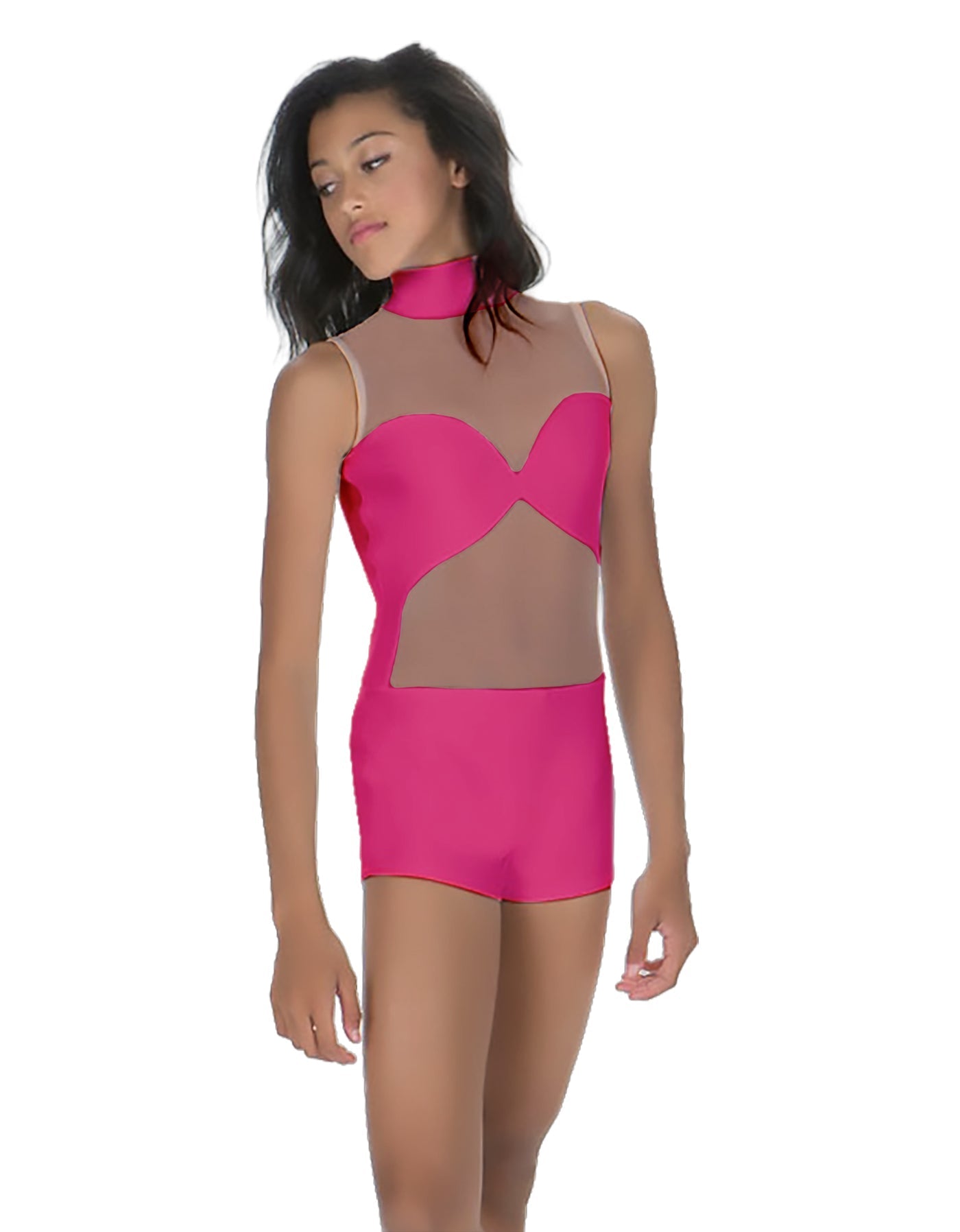 Solid Lycra Stay Biketard