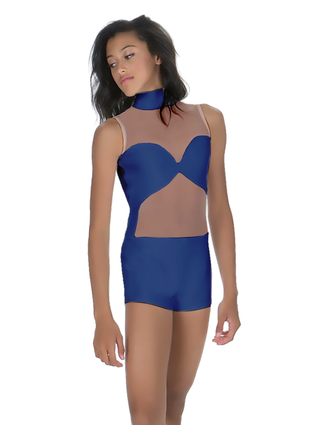 Solid Lycra Stay Biketard
