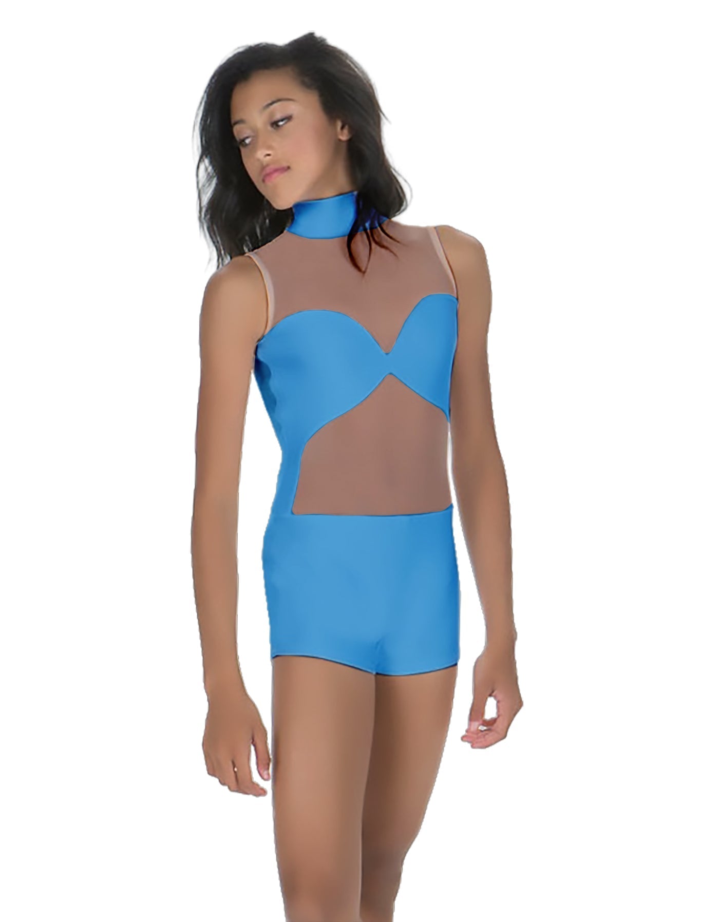 Solid Lycra Stay Biketard