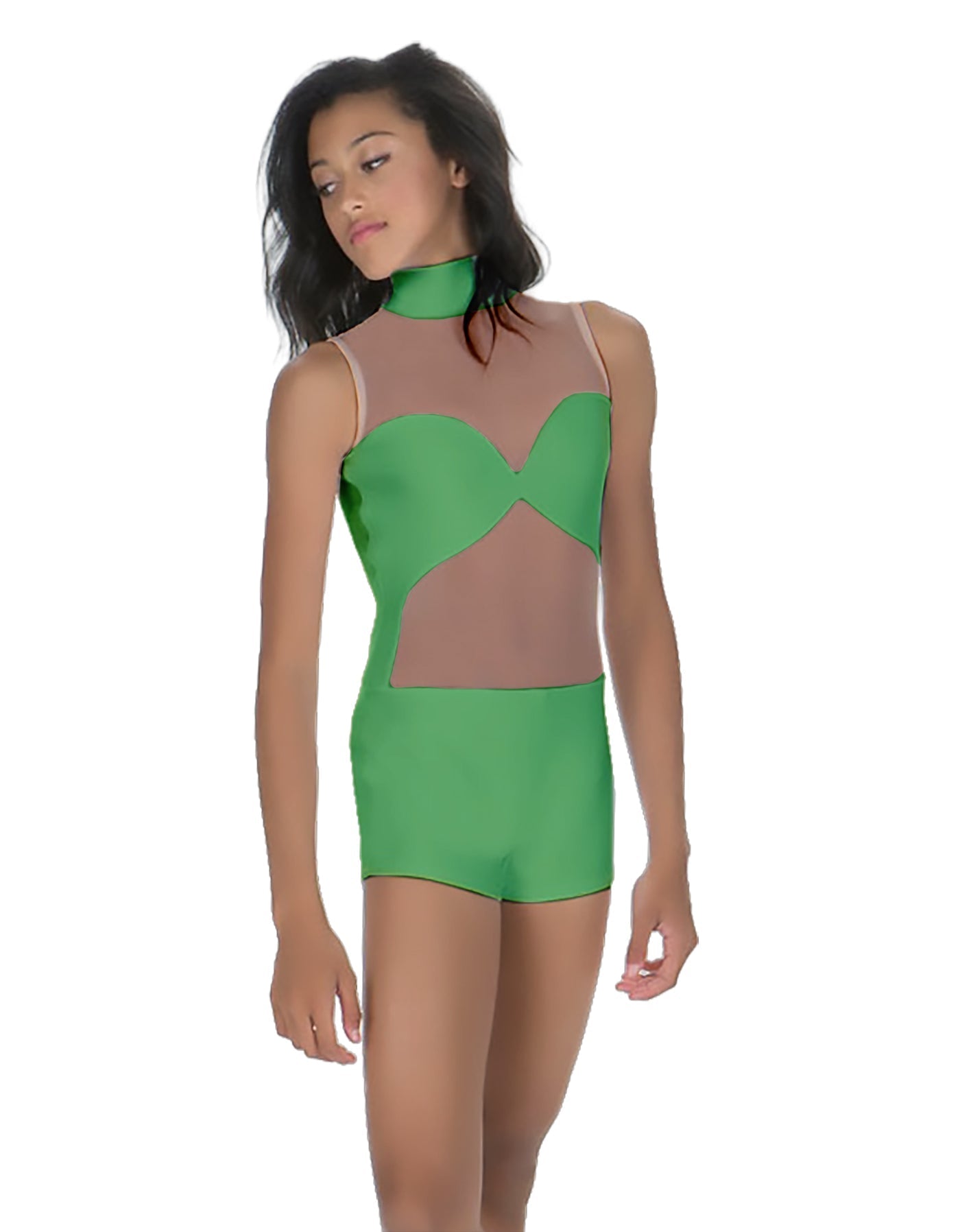 Solid Lycra Stay Biketard