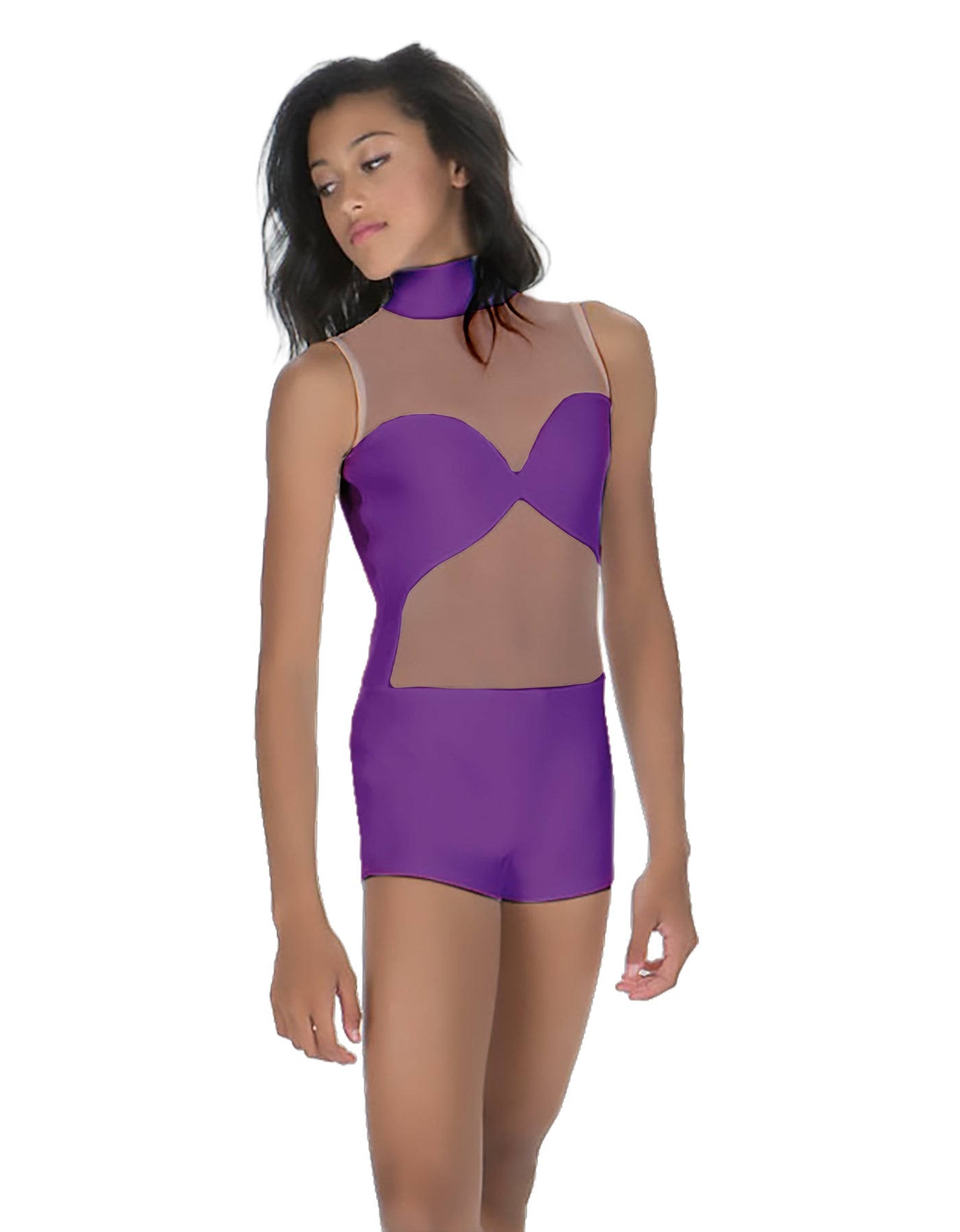 Solid Lycra Stay Biketard