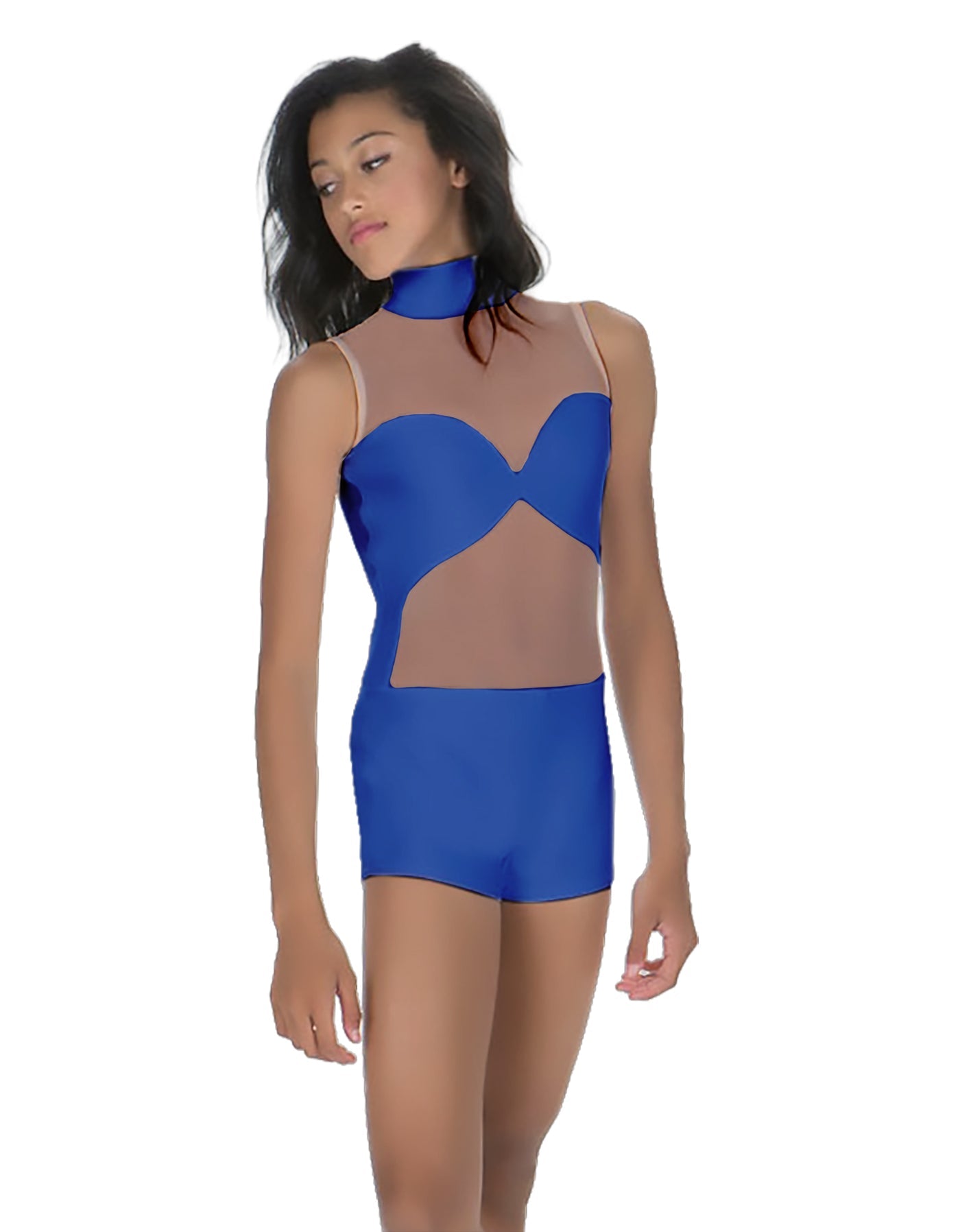 Solid Lycra Stay Biketard