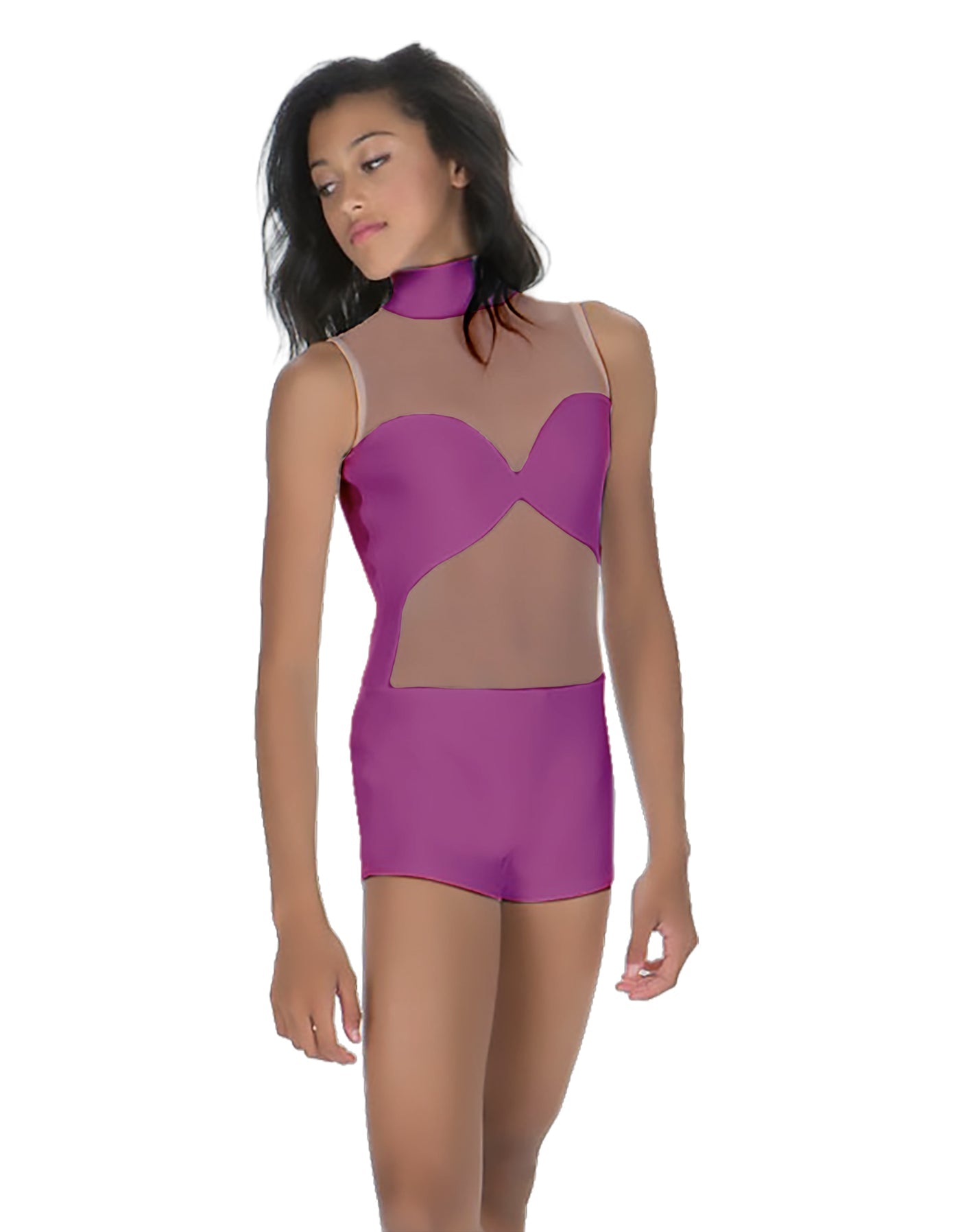Solid Lycra Stay Biketard
