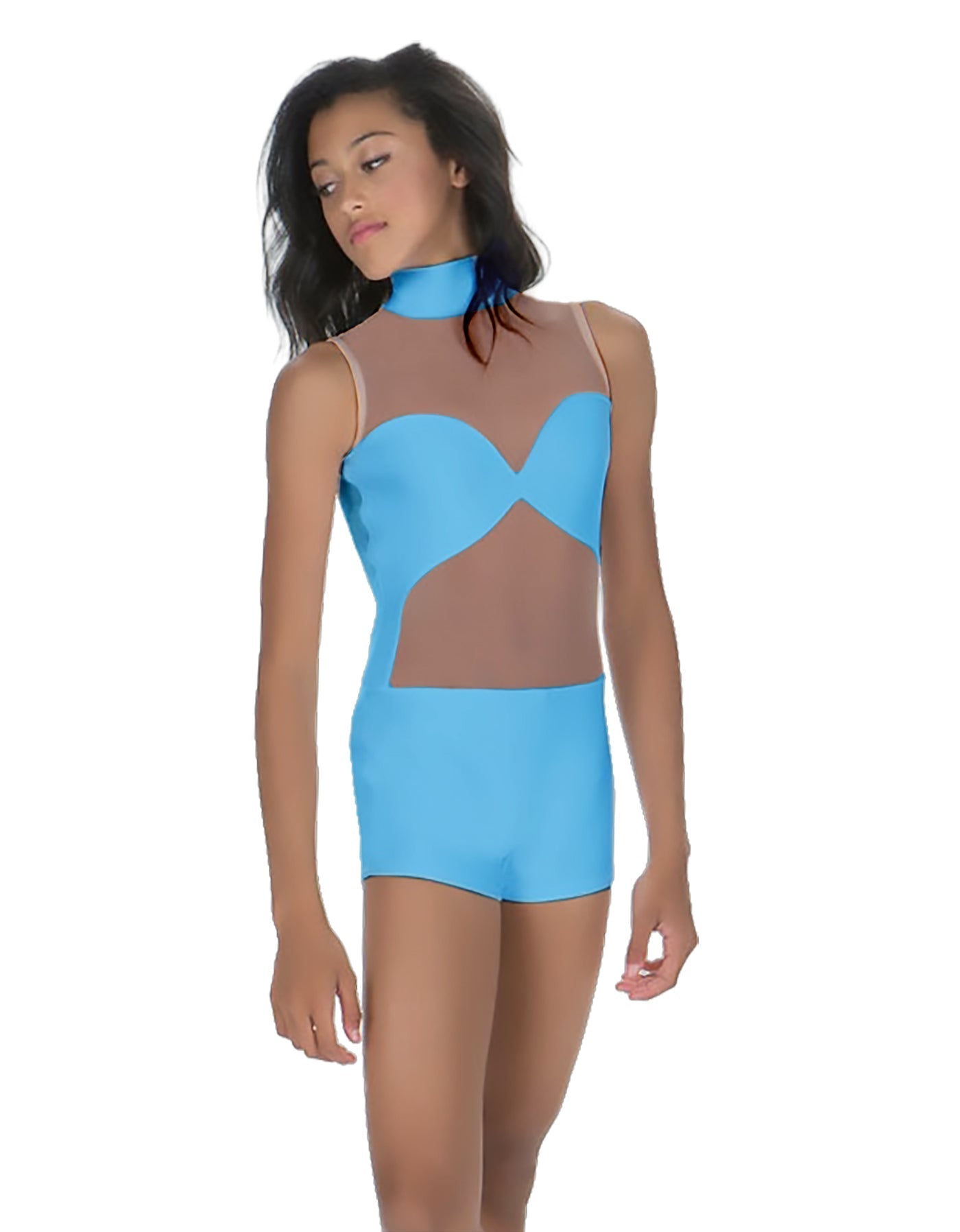 Solid Lycra Stay Biketard