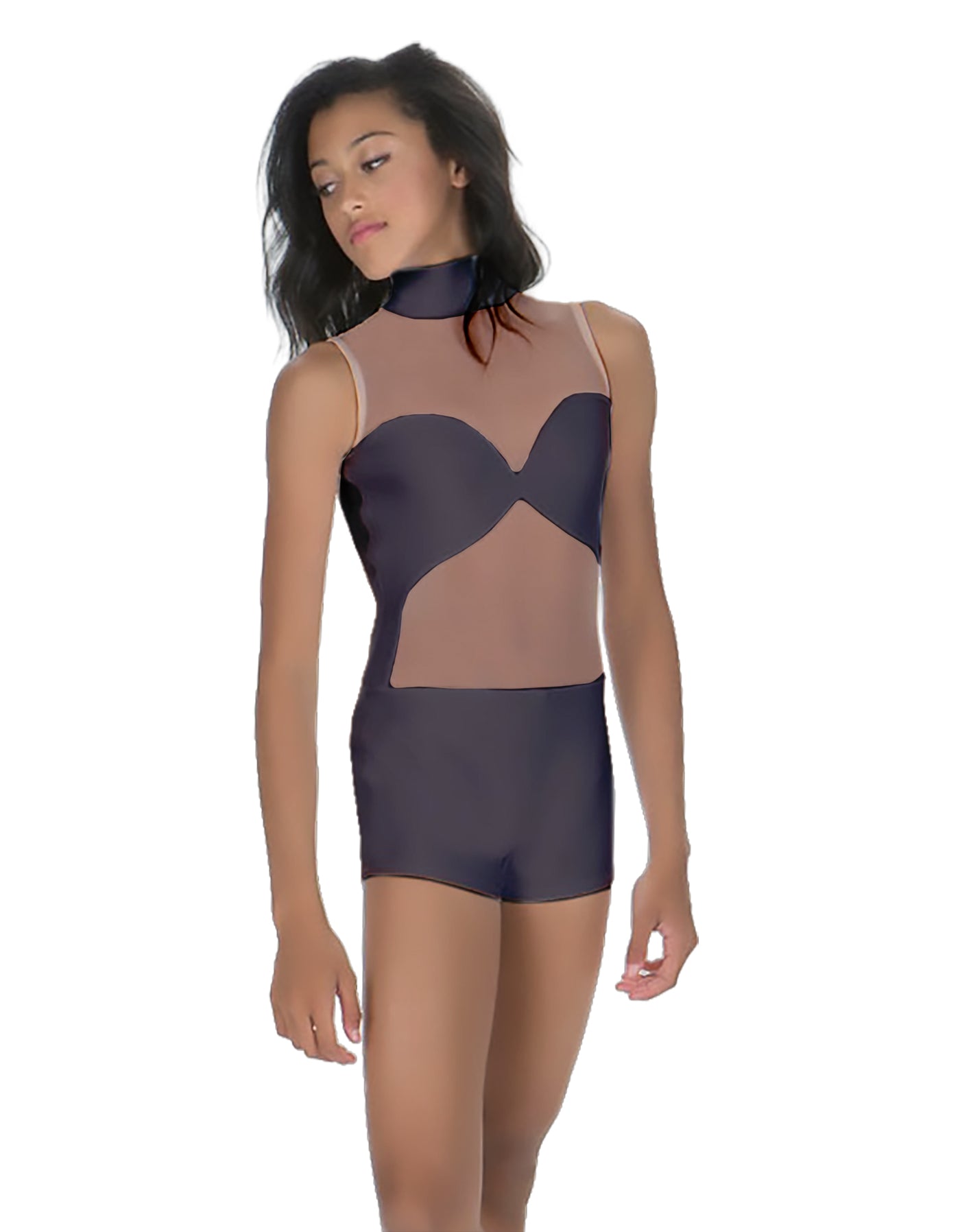 Solid Lycra Stay Biketard