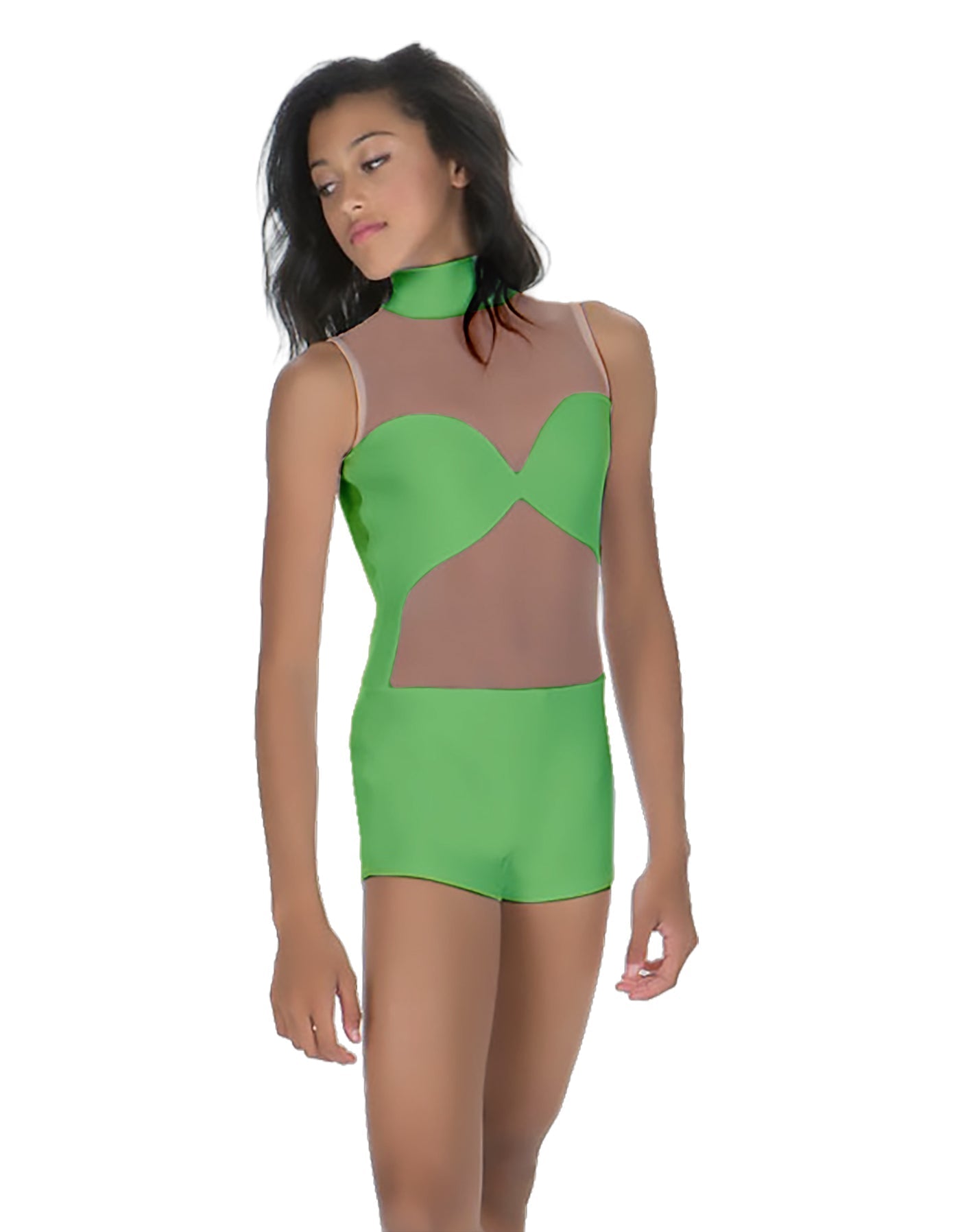 Solid Lycra Stay Biketard