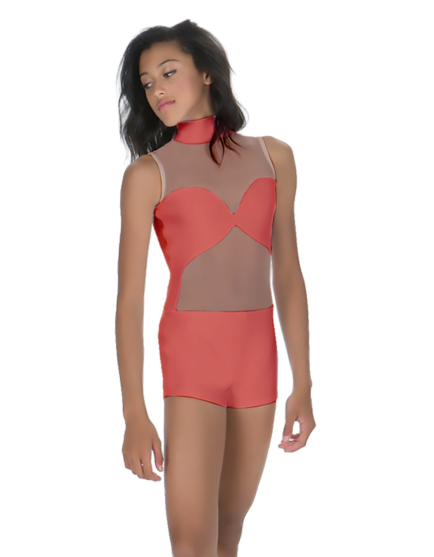 Solid Lycra Stay Biketard