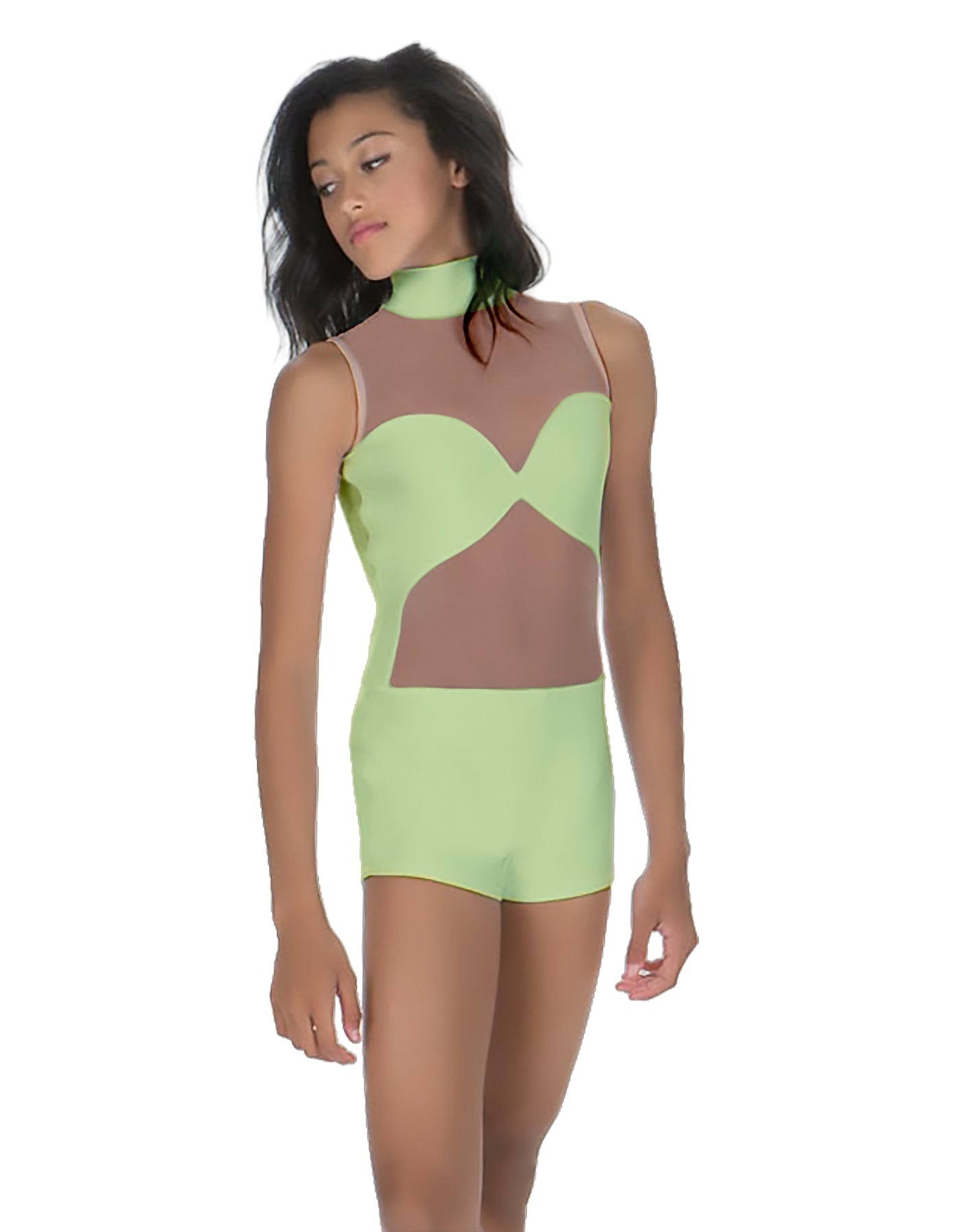 Solid Lycra Stay Biketard