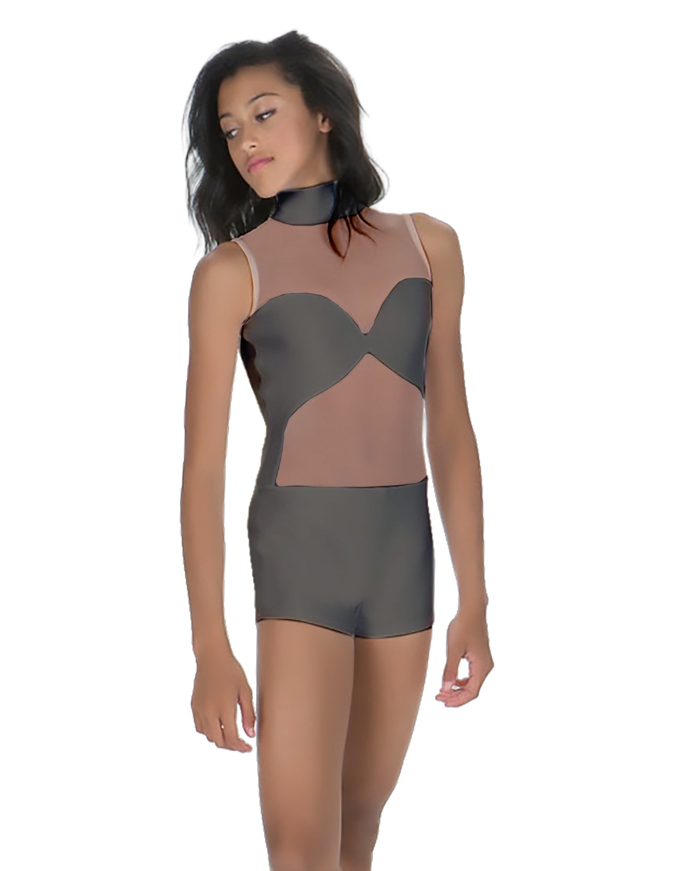Solid Lycra Stay Biketard