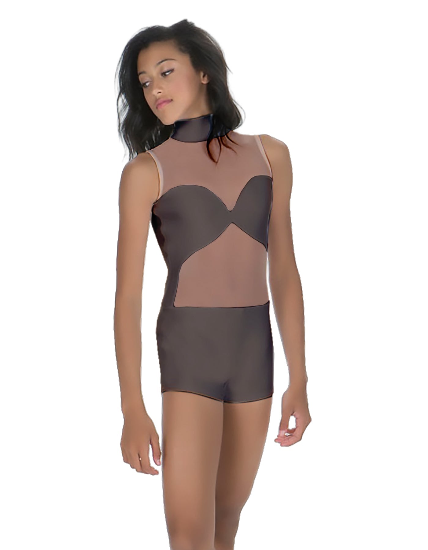 Solid Lycra Stay Biketard