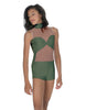 Solid Lycra Stay Biketard