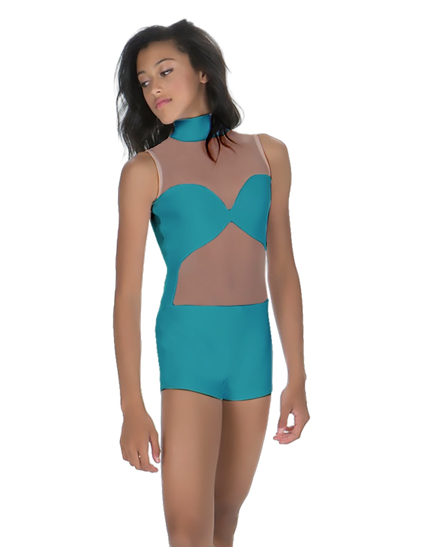 Solid Lycra Stay Biketard