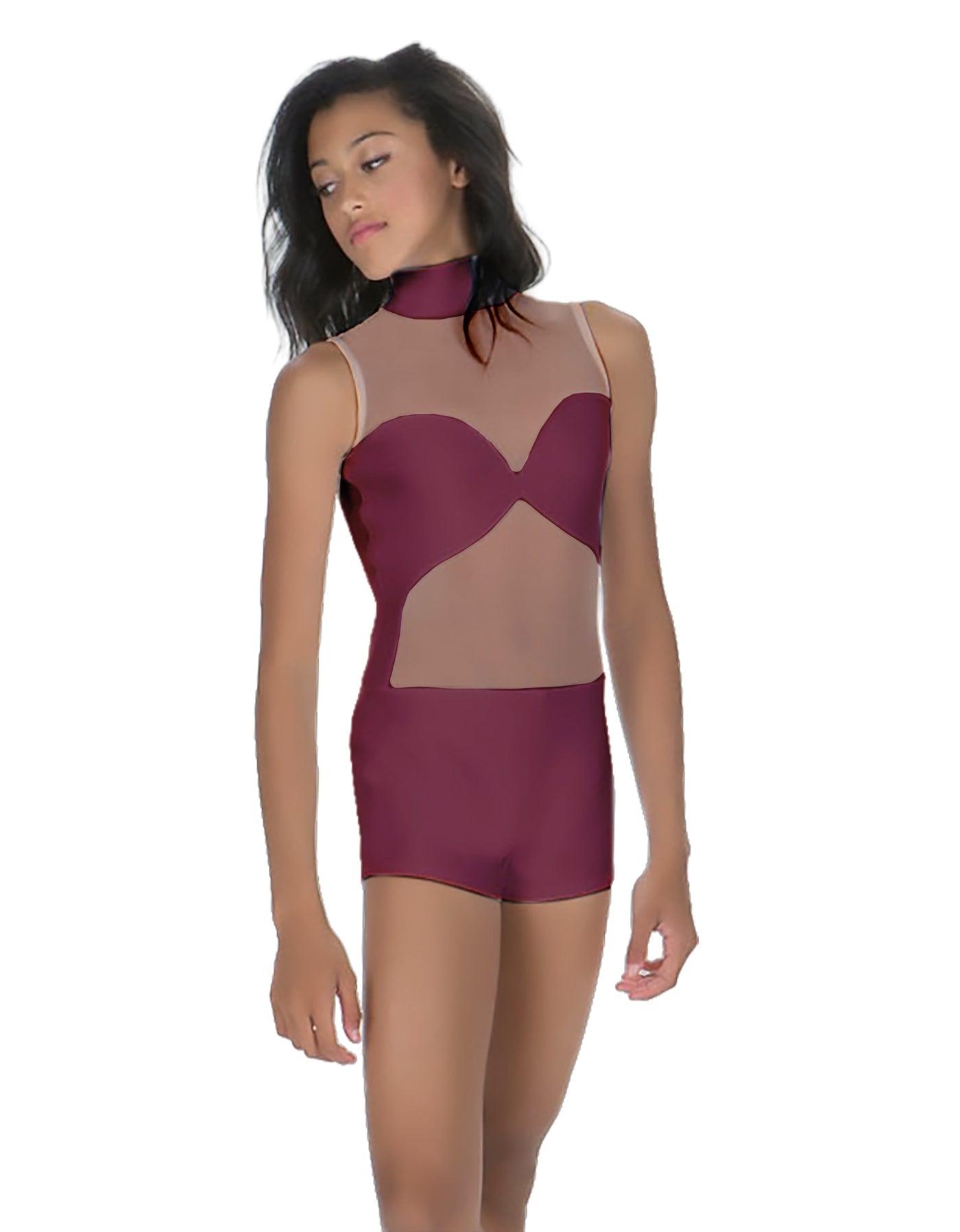 Solid Lycra Stay Biketard
