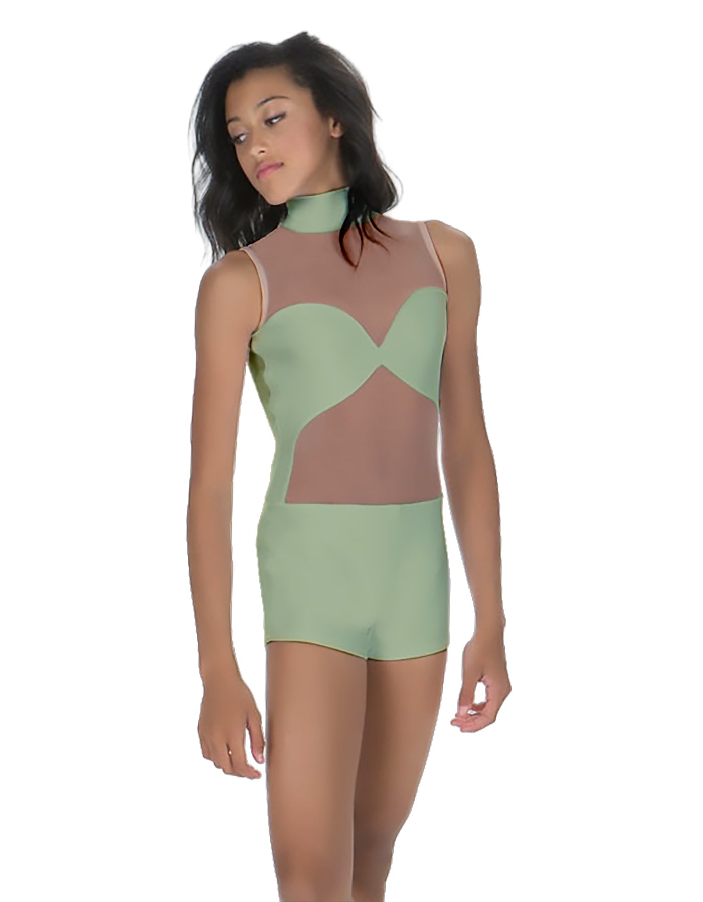 Solid Lycra Stay Biketard