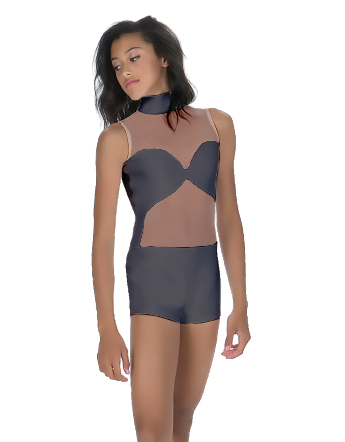 Solid Lycra Stay Biketard