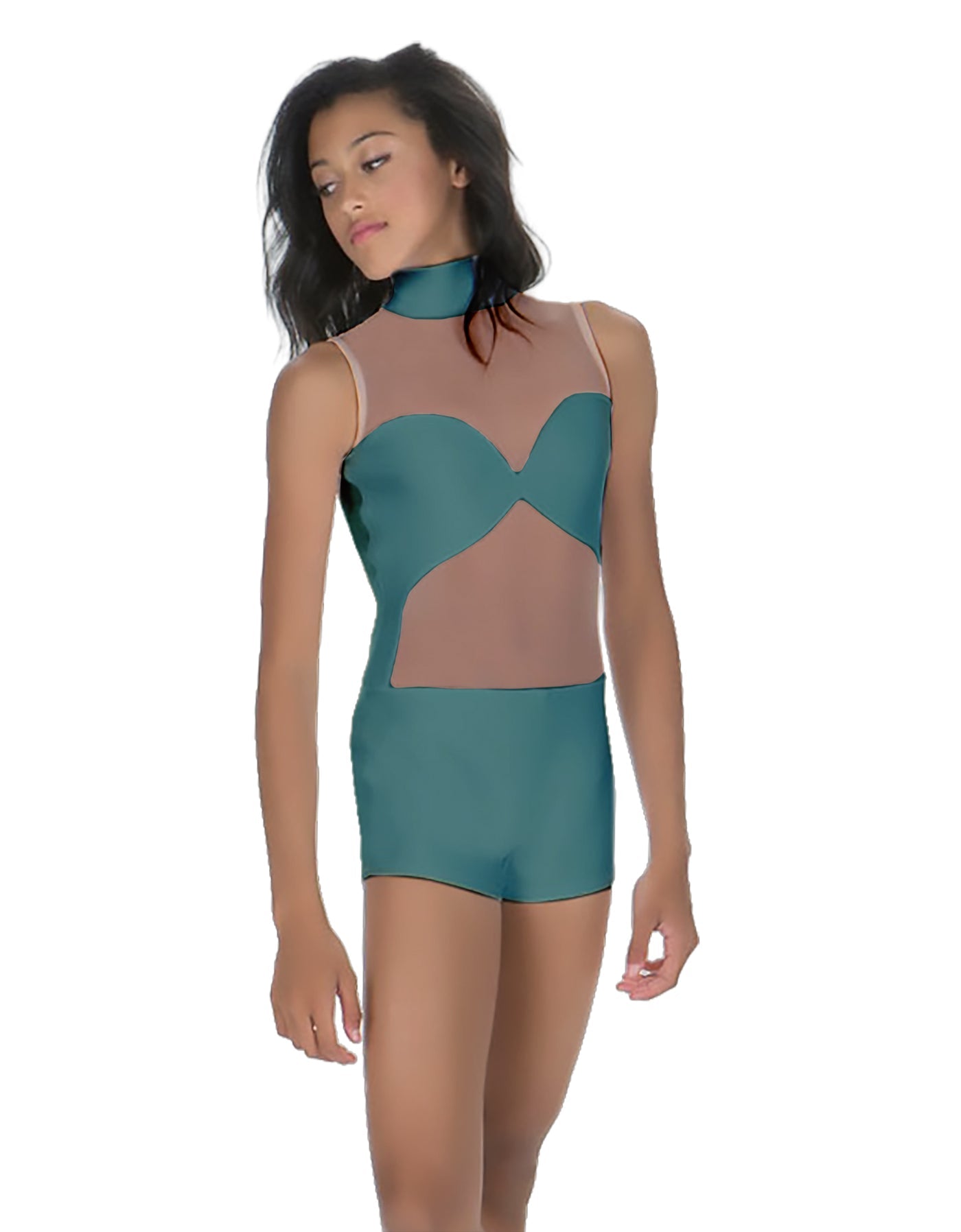 Solid Lycra Stay Biketard