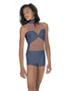 Solid Lycra Stay Biketard