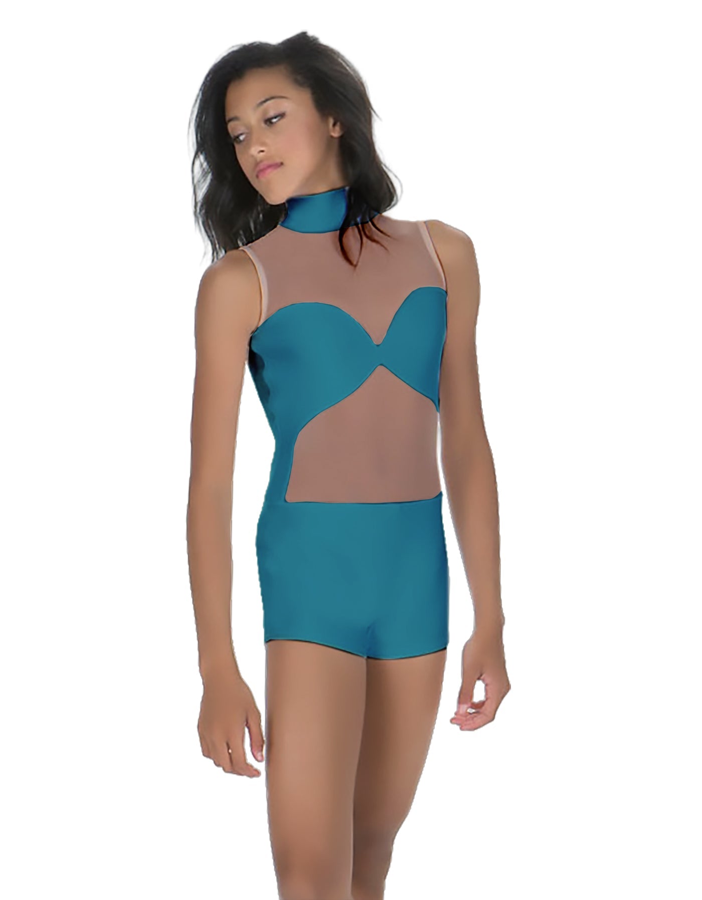 Solid Lycra Stay Biketard