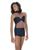 Solid Lycra Stay Biketard