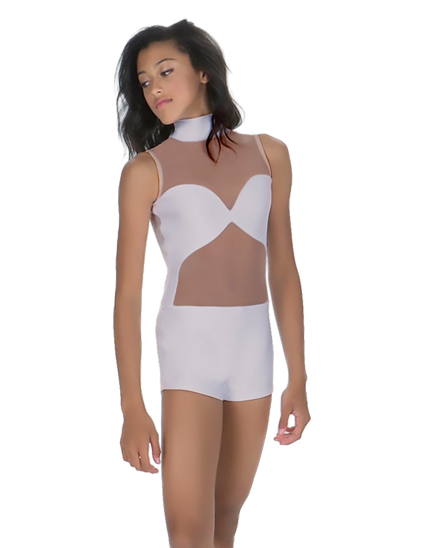 Solid Lycra Stay Biketard