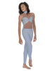 Solid Lycra Stay Unitard (Open Back)