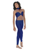 Solid Lycra Stay Unitard (Open Back)
