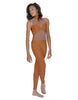 Solid Lycra Stay Unitard (Open Back)