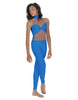 Solid Lycra Stay Unitard (Open Back)