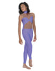 Solid Lycra Stay Unitard (Open Back)