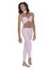 Solid Lycra Stay Unitard (Open Back)