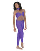 Solid Lycra Stay Unitard (Open Back)