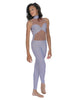 Solid Lycra Stay Unitard (Open Back)