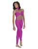 Solid Lycra Stay Unitard (Open Back)