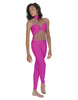 Solid Lycra Stay Unitard (Open Back)
