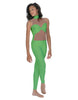 Solid Lycra Stay Unitard (Open Back)