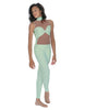 Solid Lycra Stay Unitard (Open Back)
